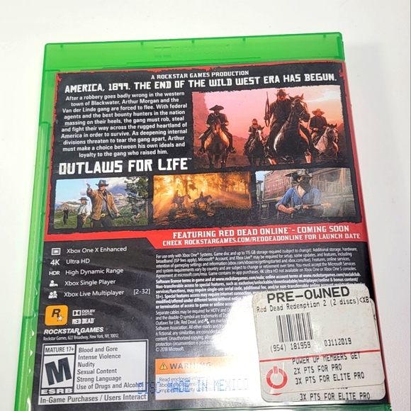 Xbox One Red Dead Redemption II Video Game - Picture 3 of 3